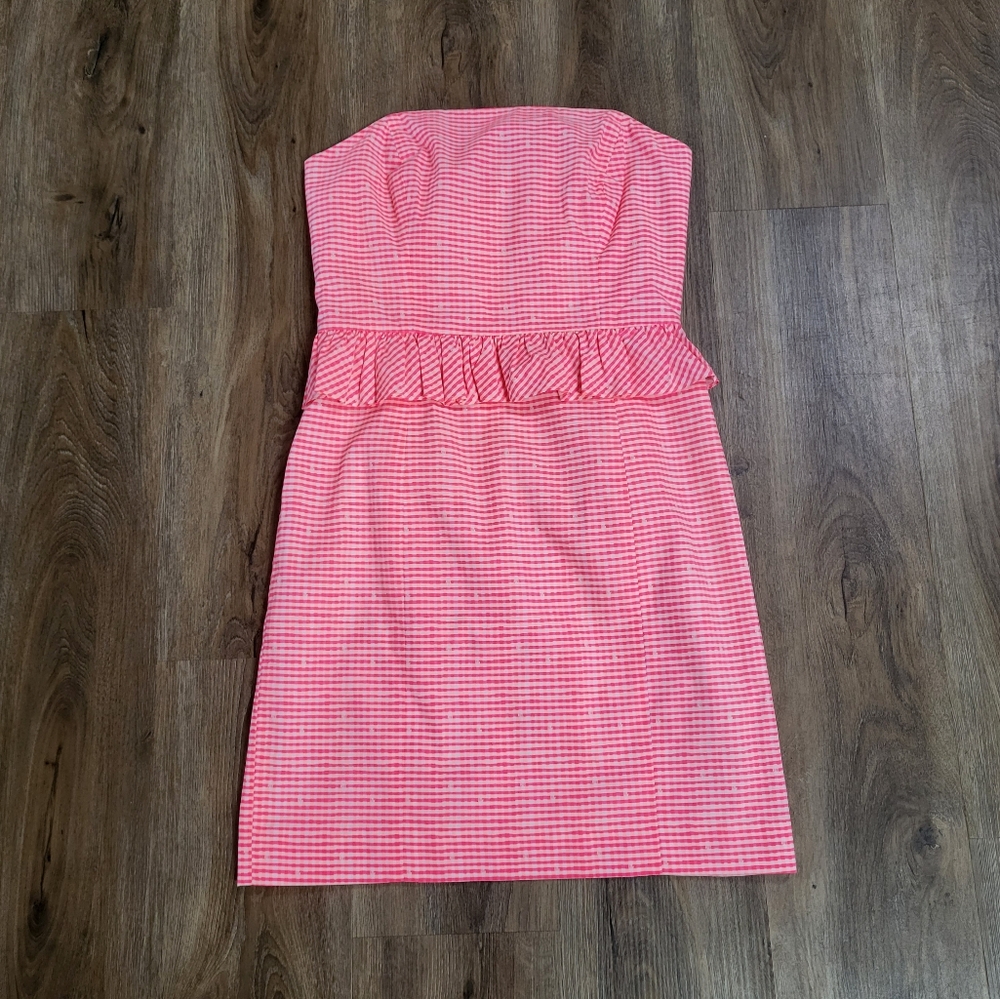Lilly Pulitzer Pink Strapless Dress